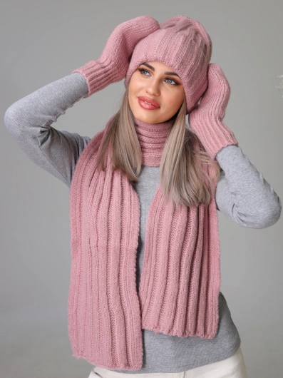 Комплект «ВЕСТА new» (шапка+шарф+варежки) 